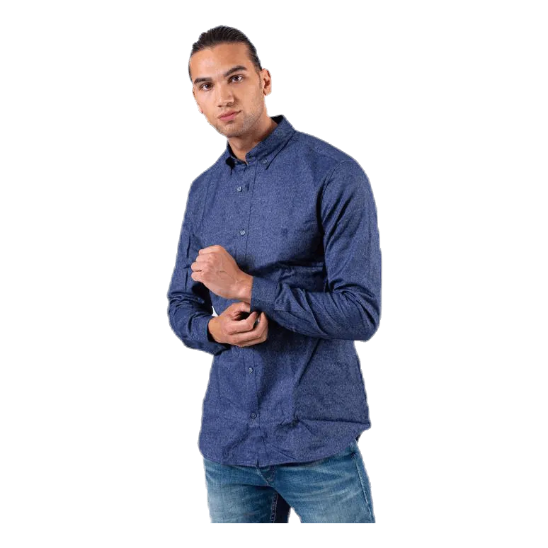 Jack & Jones Logo Twist Shirt L/S Blue