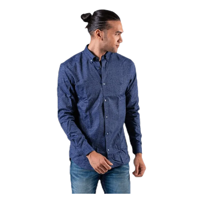 Jack & Jones Logo Twist Shirt L/S Blue
