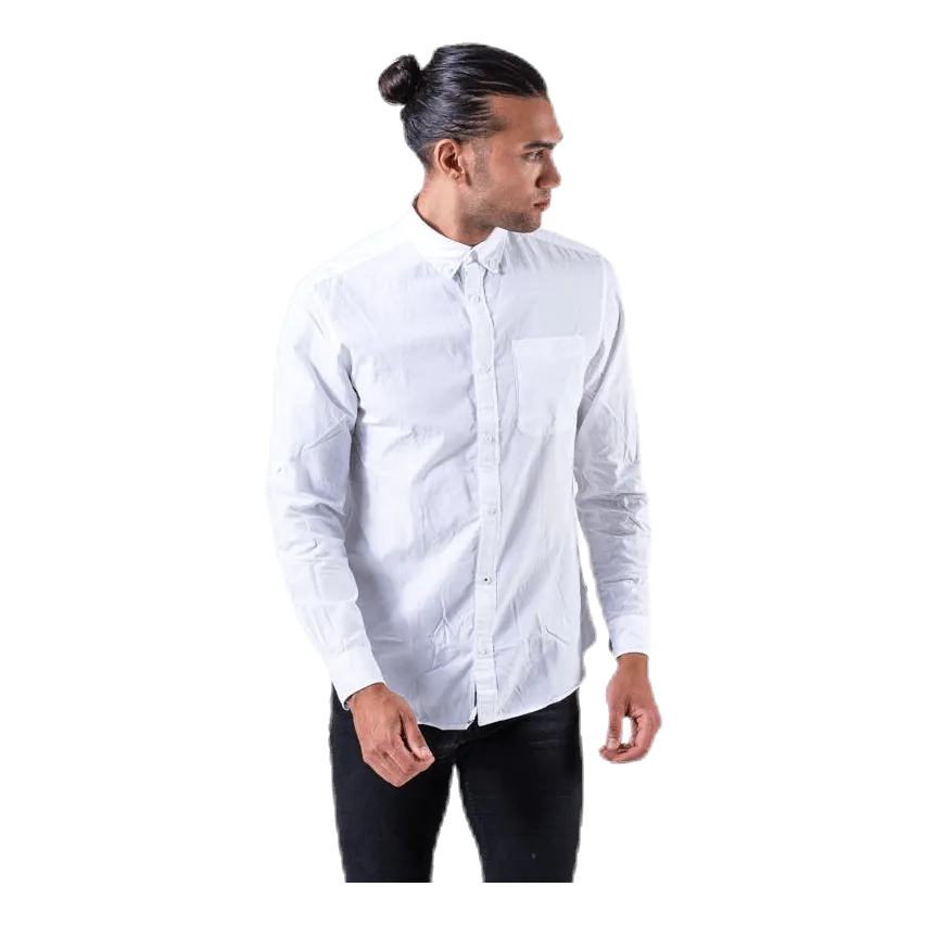 Jack & Jones Lukas Poplin Shirt L/S White