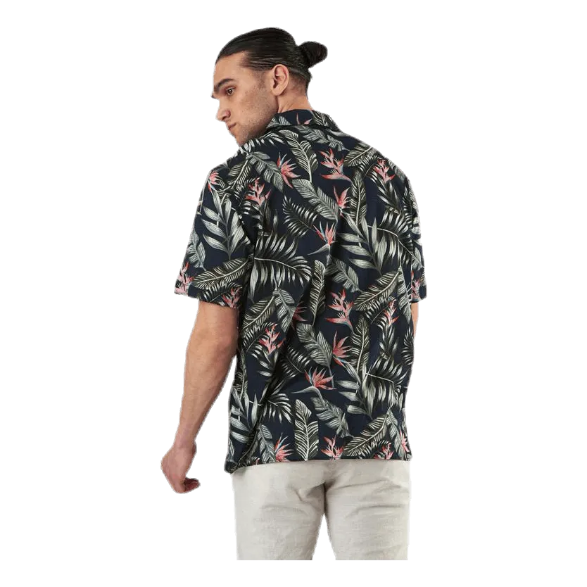 Jack & Jones Marty Organic Shirt Ss Blue