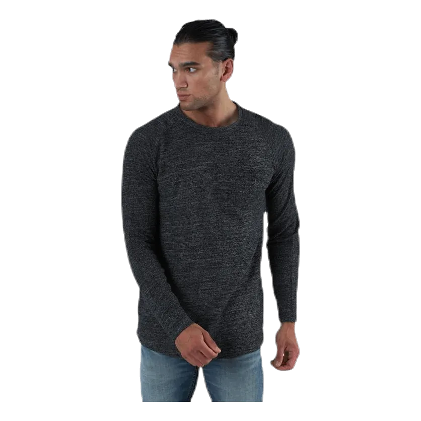 Jack & Jones Ozil Tee Ls Crew Neck Black