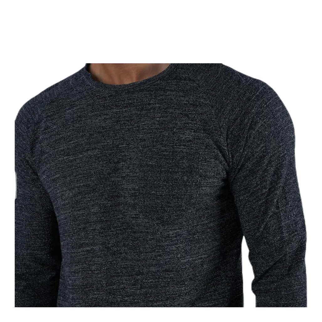Jack & Jones Ozil Tee Ls Crew Neck Black