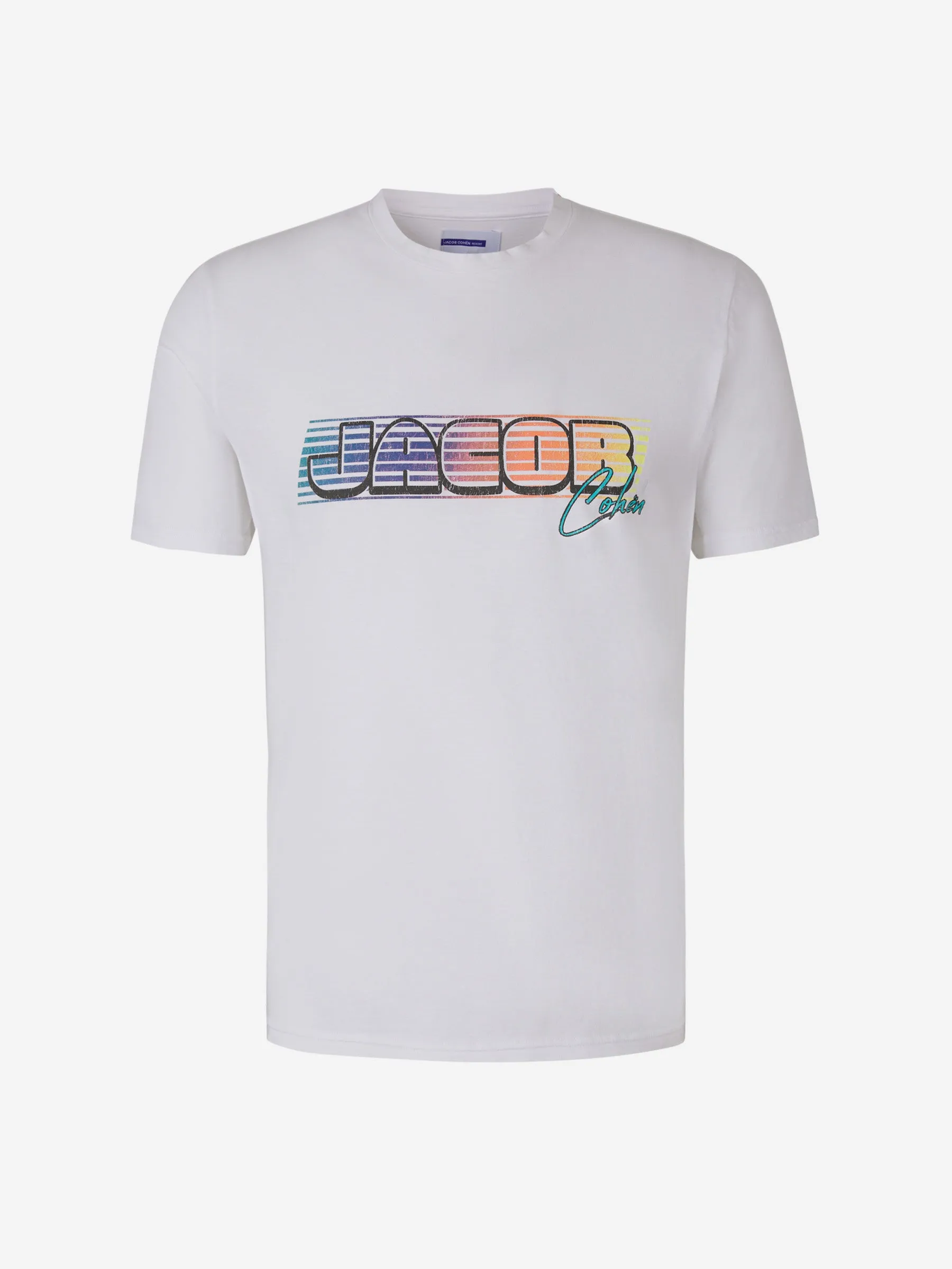 Jacob Cohën Camiseta Logo Estampado