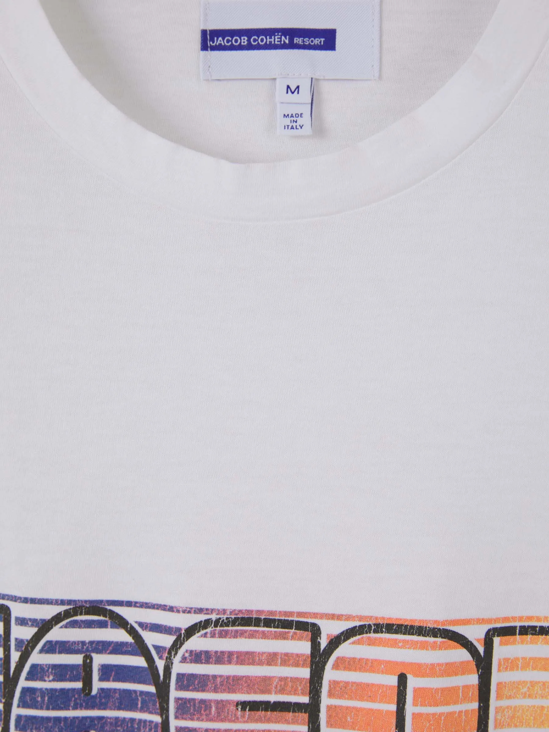Jacob Cohën Camiseta Logo Estampado
