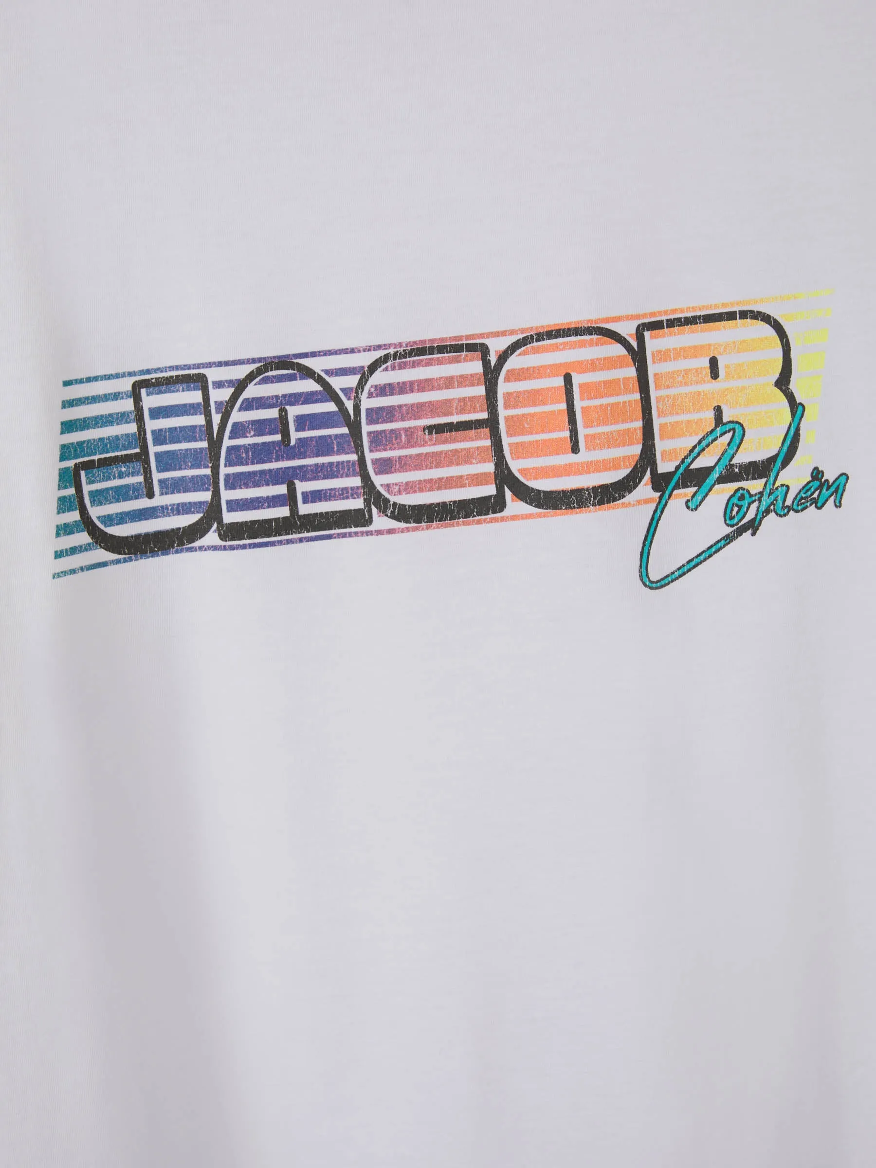 Jacob Cohën Camiseta Logo Estampado
