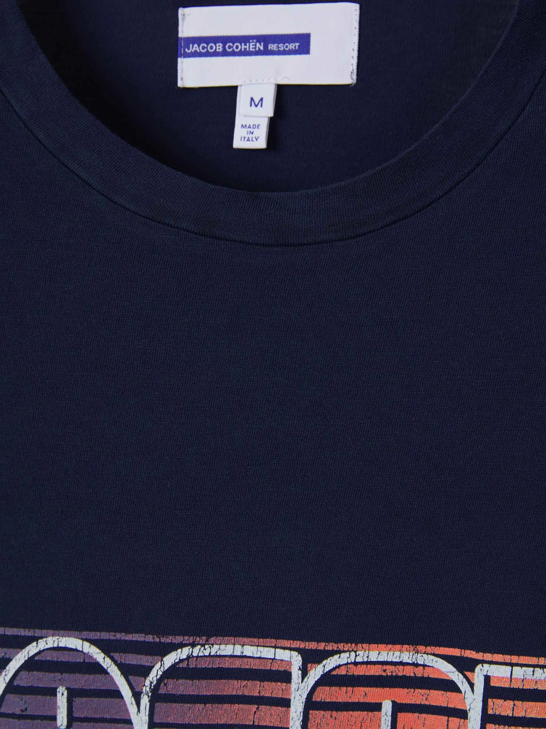 Jacob Cohën Camiseta Logo Estampado