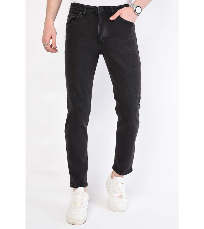 JEANS DE HOMBRE REGULAR FIT  DP28NW  NEGRO