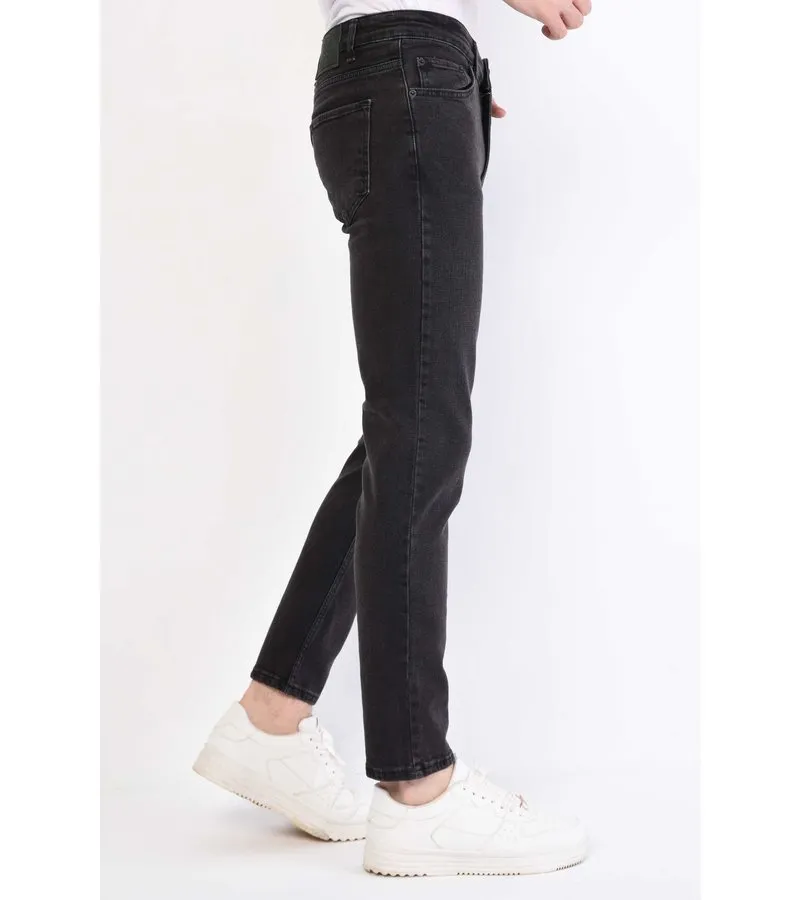 JEANS DE HOMBRE REGULAR FIT  DP28NW  NEGRO