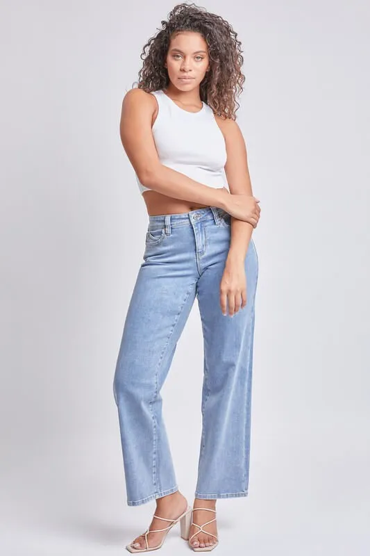 Jeans moldeador talle alto corte recto YMI