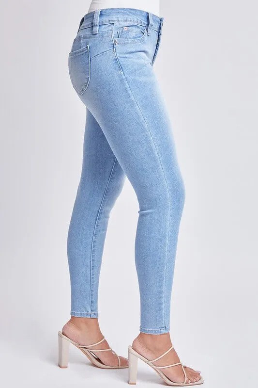 Jeans skinny moldeador de figura talle medio YMI