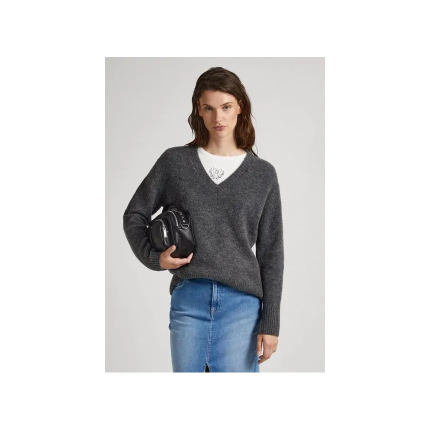 Jersey Cuello Pico De Pepe Jeans Para Mujer