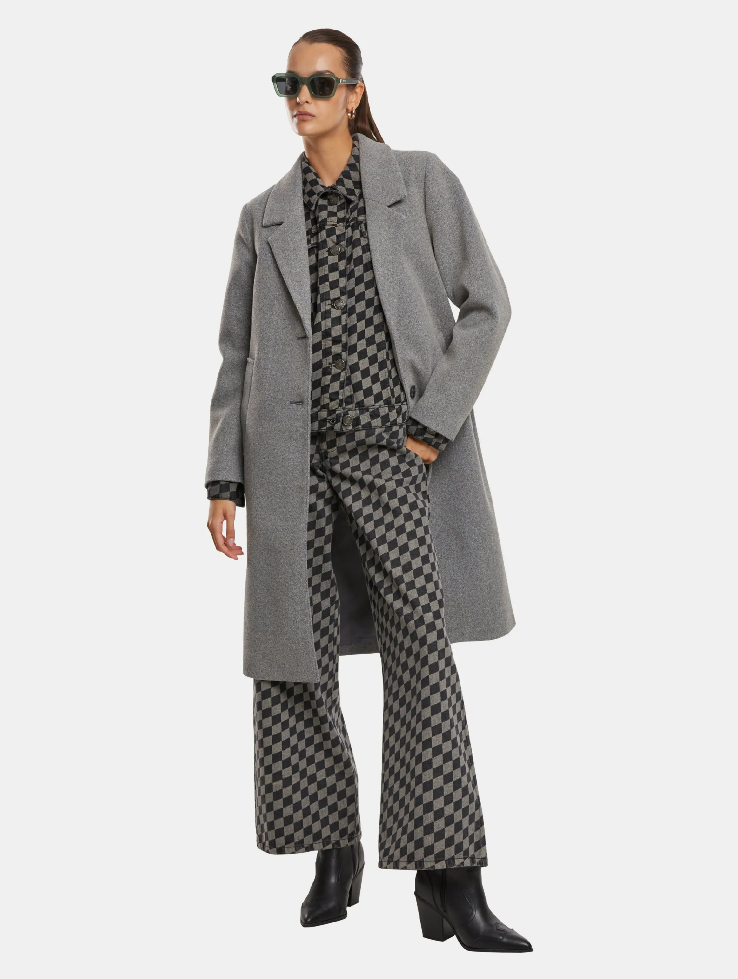Ladies 80‘s Oversized Laser Printed