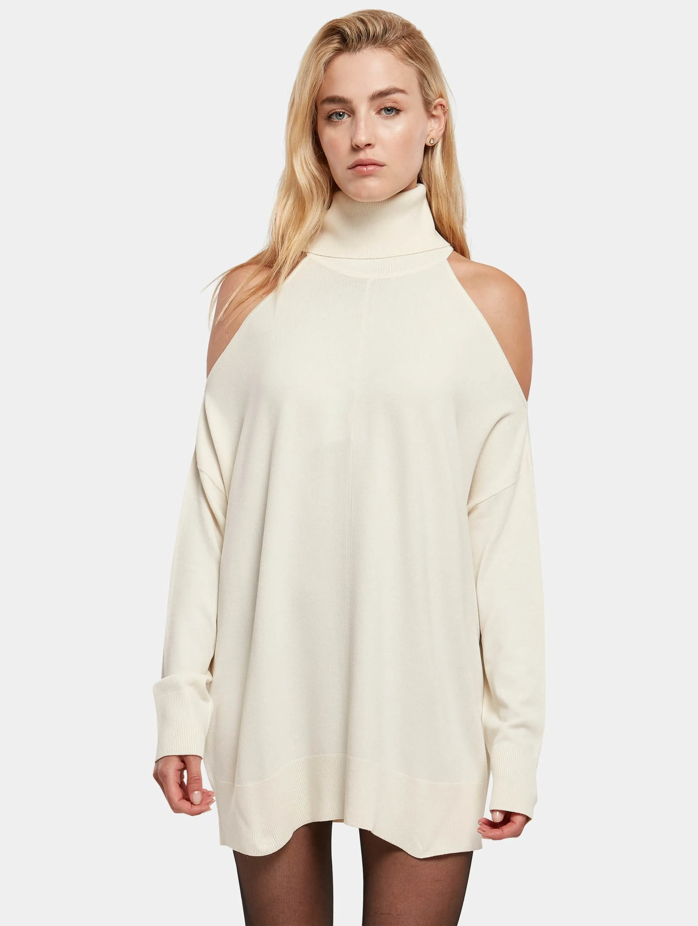 Ladies Cold Shoulder Turtelneck