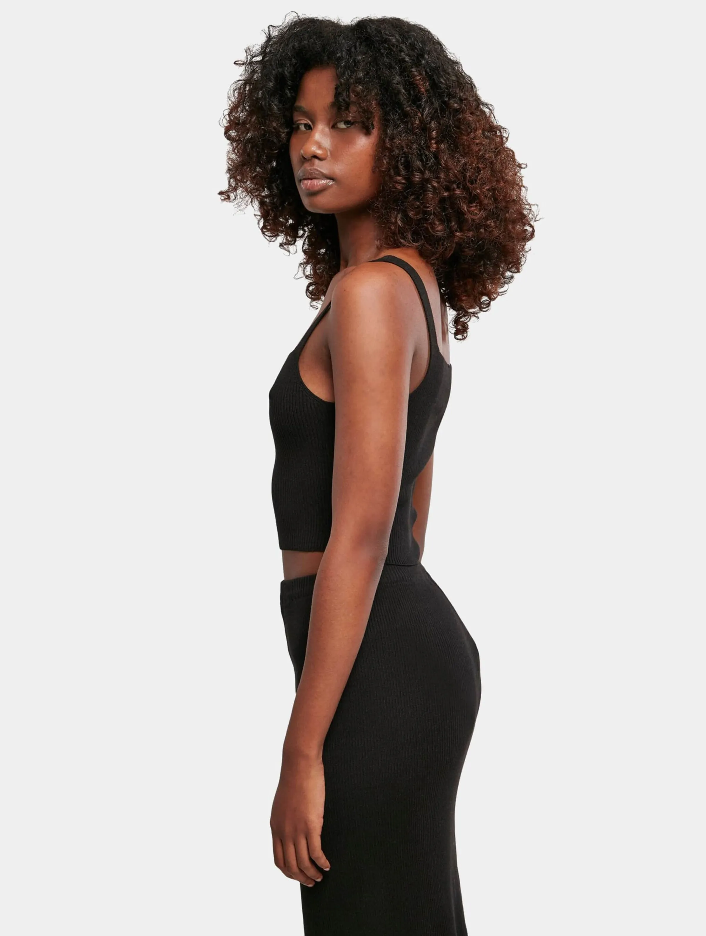 Ladies Cropped Knit