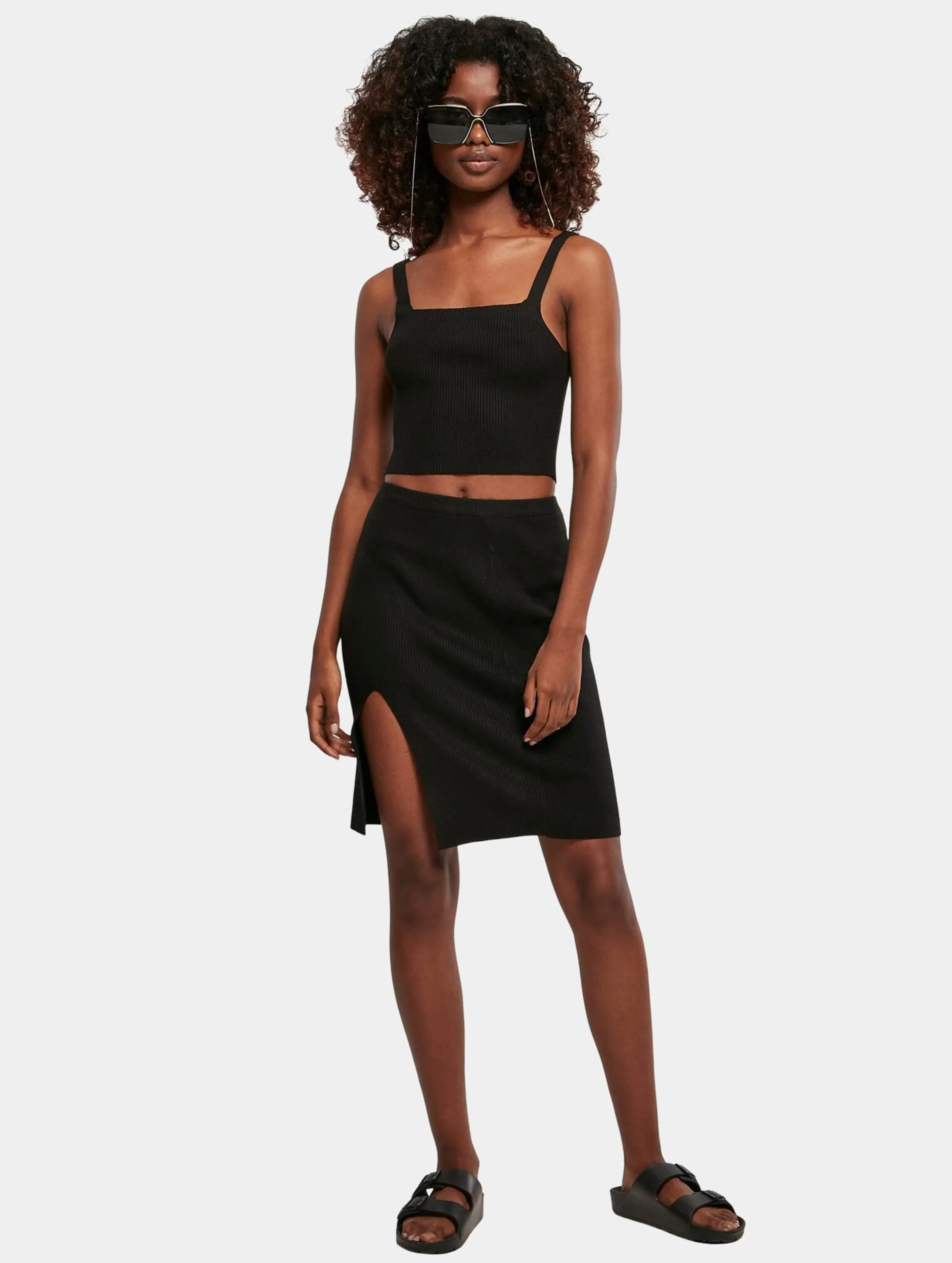 Ladies Cropped Knit