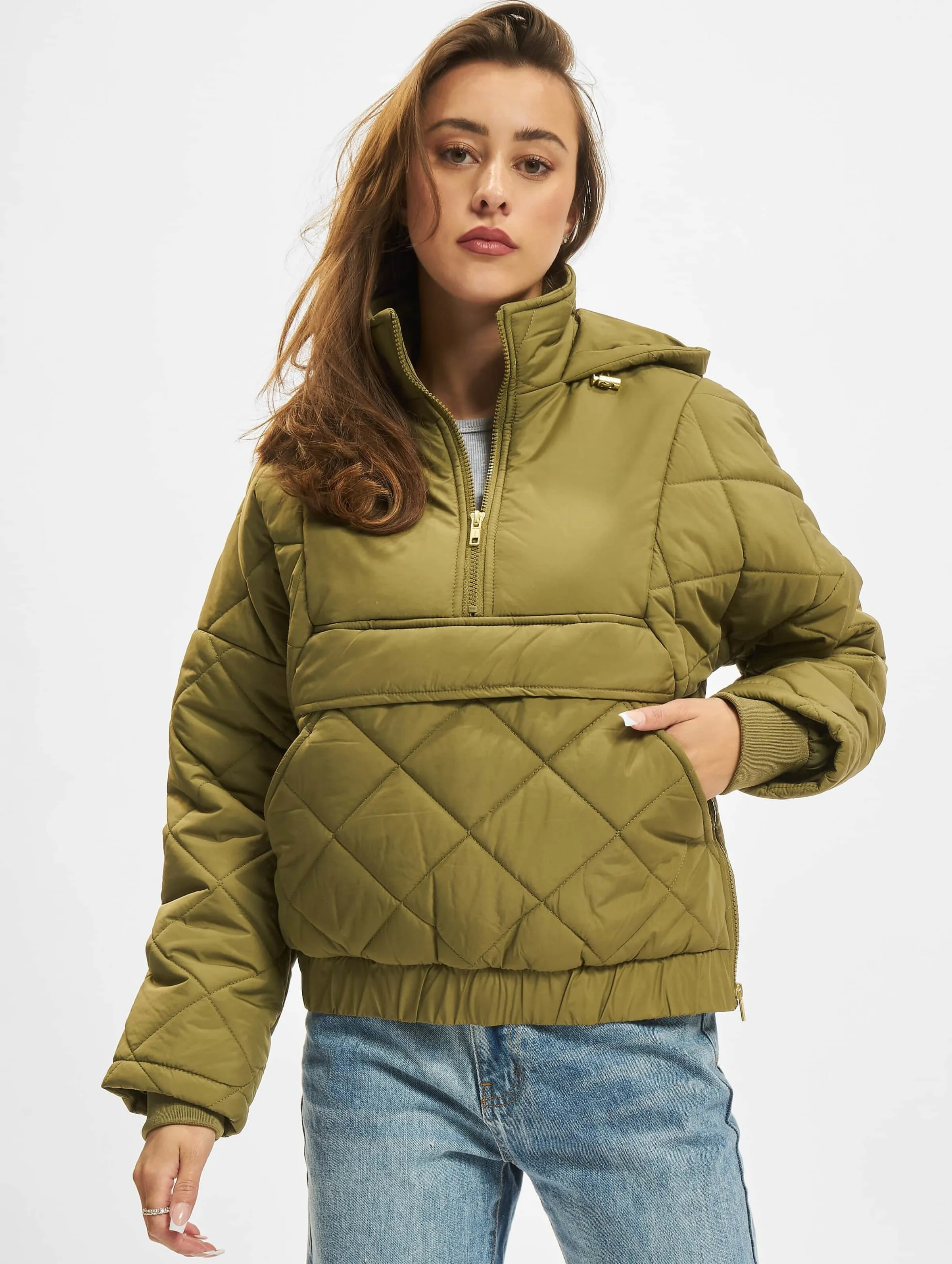 Ladies Oversized Diamond Quilted