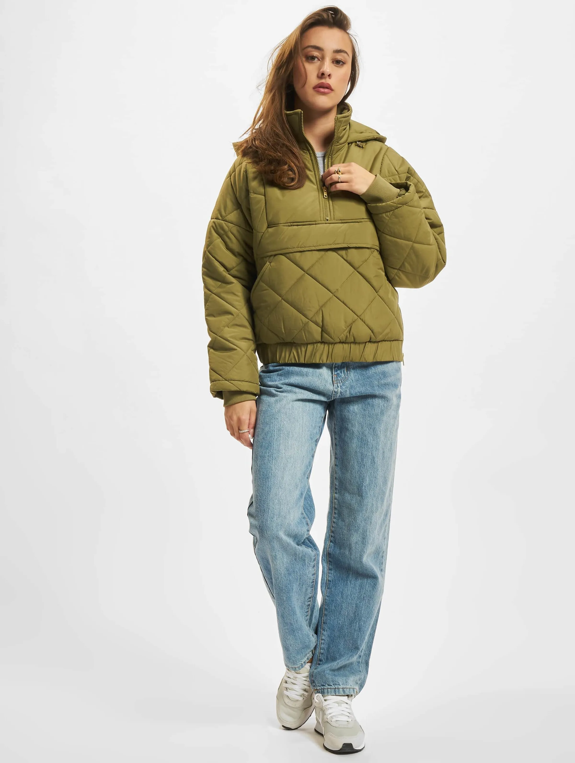 Ladies Oversized Diamond Quilted