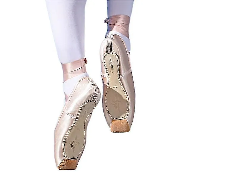 Ladies Ribbon Ballet Pointe Shoes con punteras Best Gift