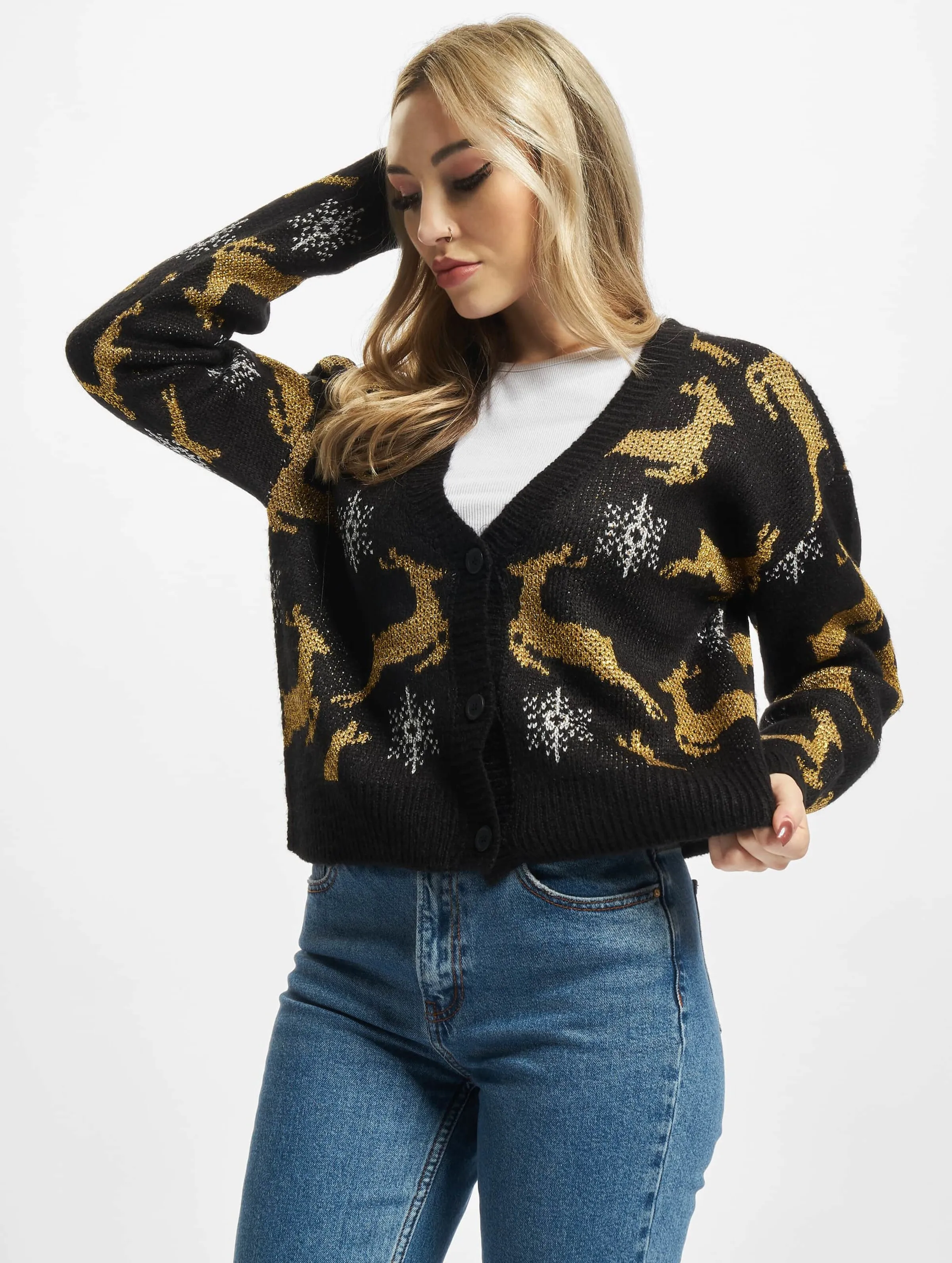 Ladies Short Oversized Christmas