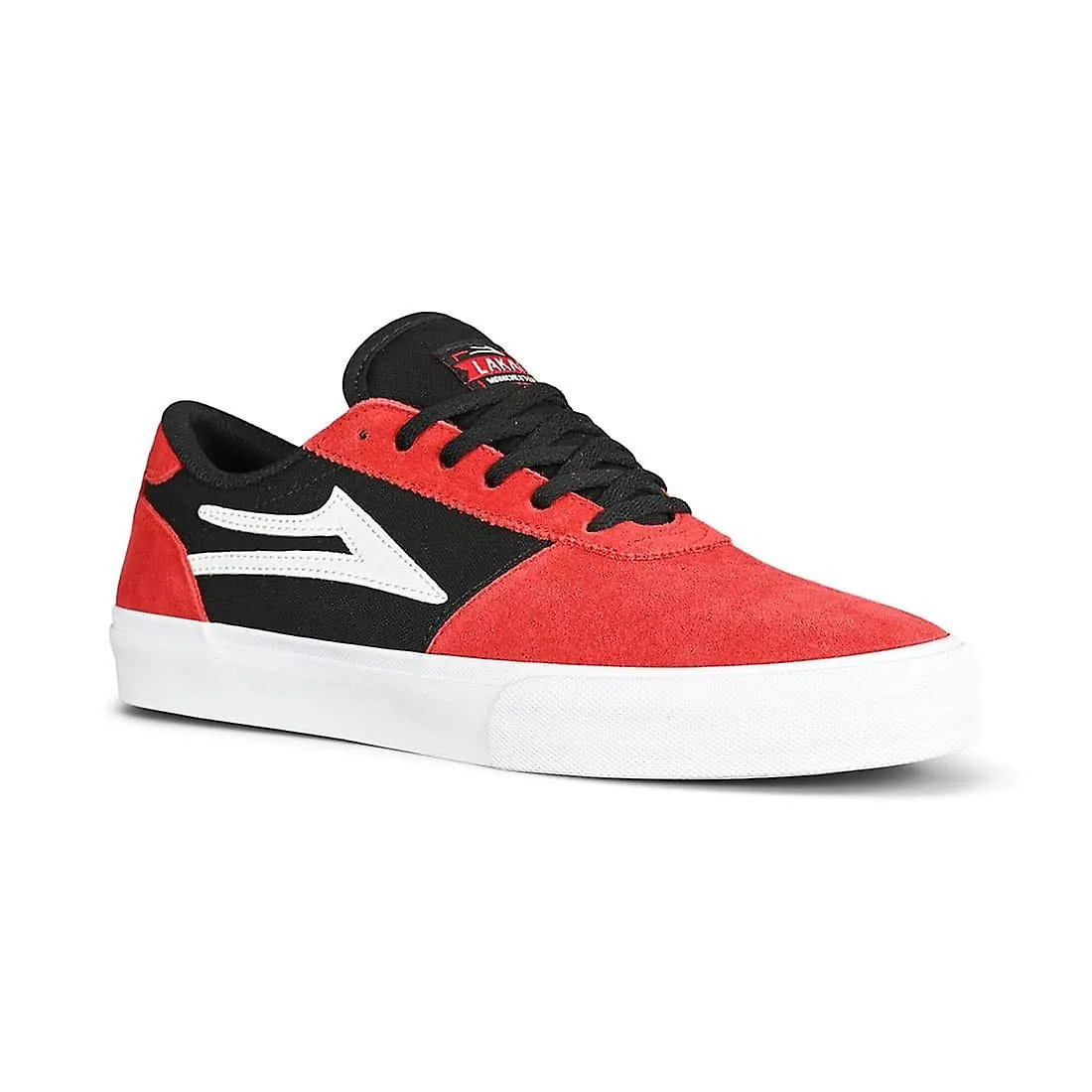 LAKAI MANCHESTER SKATE SHOES  ROJO/NEGRO