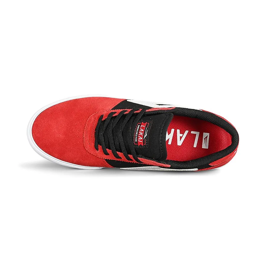 LAKAI MANCHESTER SKATE SHOES  ROJO/NEGRO