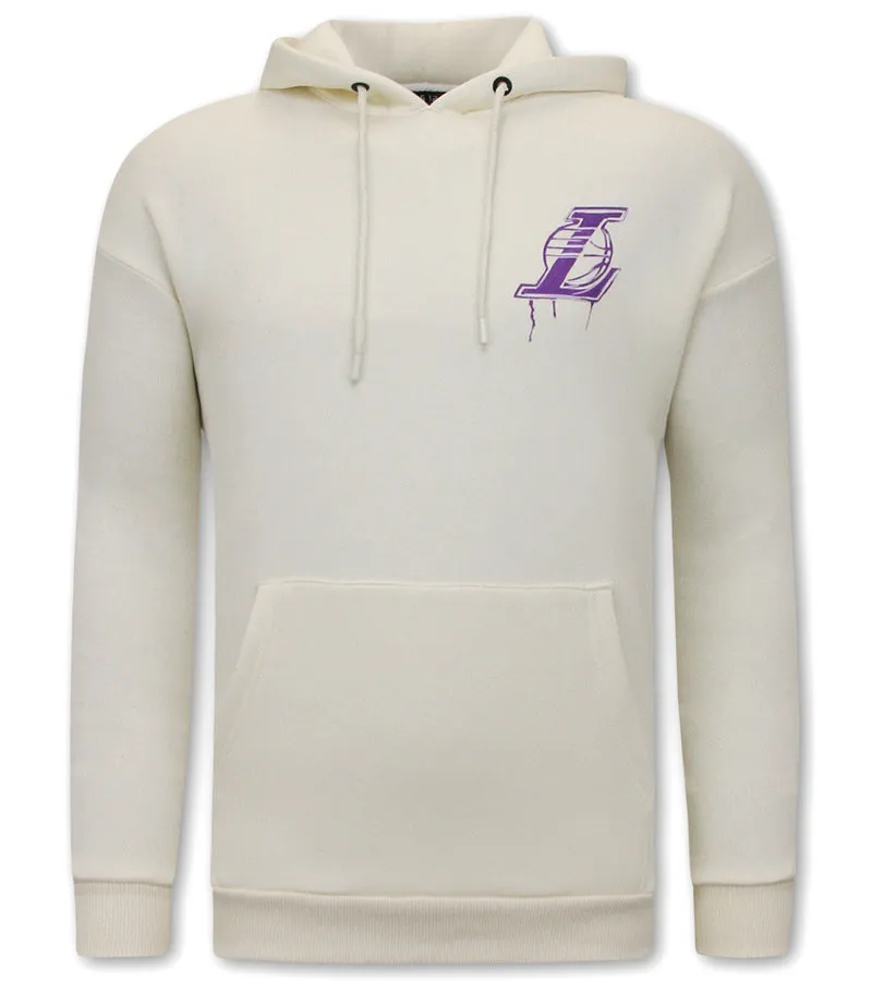 LAKERS SUDADERA CON CAPUCHA  22090  BEIGE