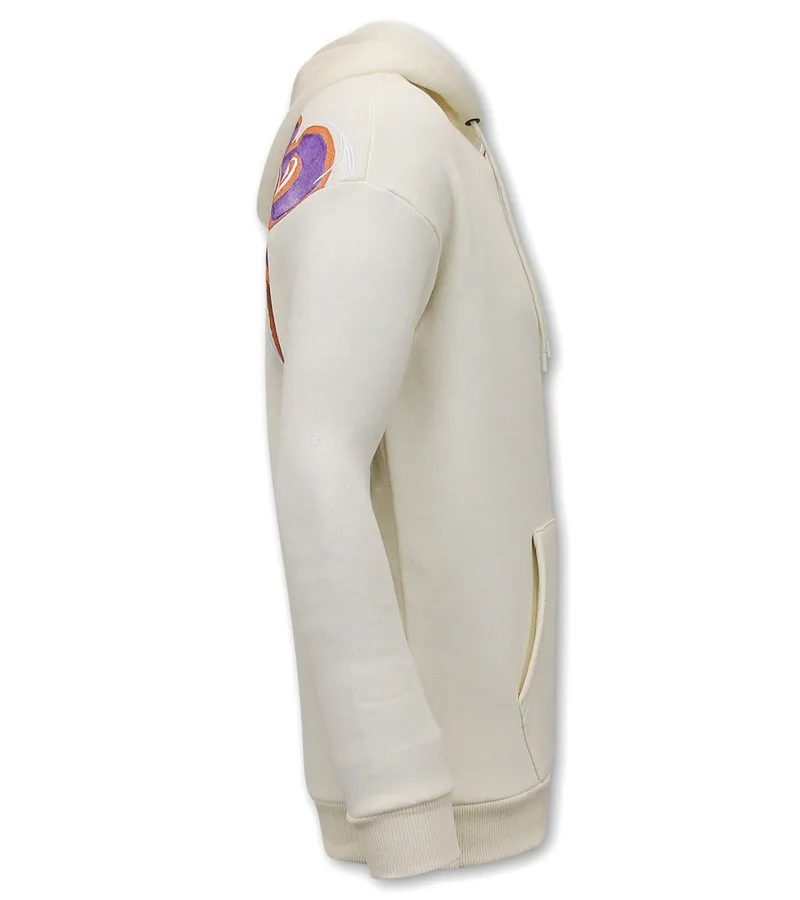 LAKERS SUDADERA CON CAPUCHA  22090  BEIGE