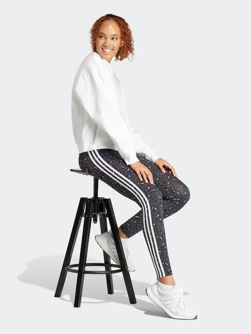 LEGGING DE LEOPARDO 'ADIDAS'  GRIS