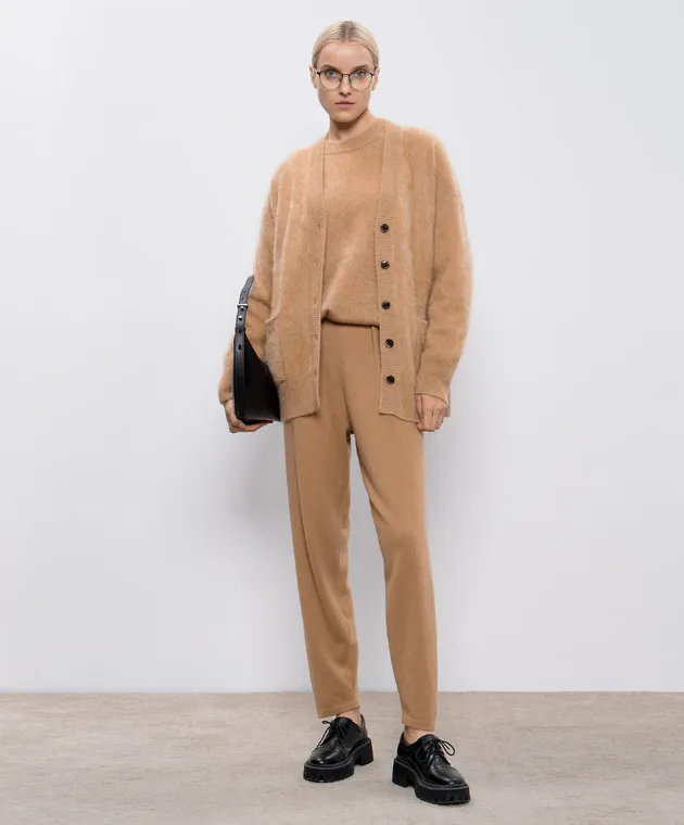 LISA YANG Brown Cashmere Joey Pants
