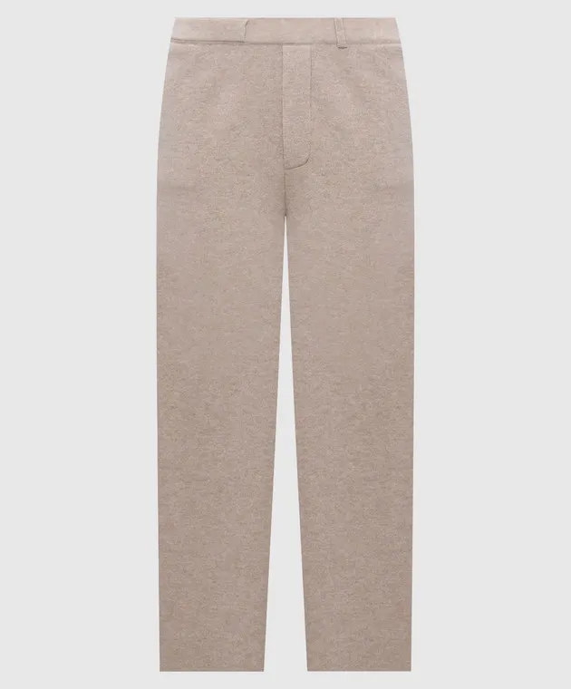 LISA YANG Sonya cashmere beige pants