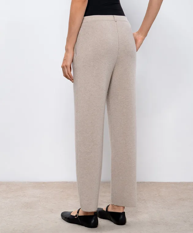 LISA YANG Sonya cashmere beige pants