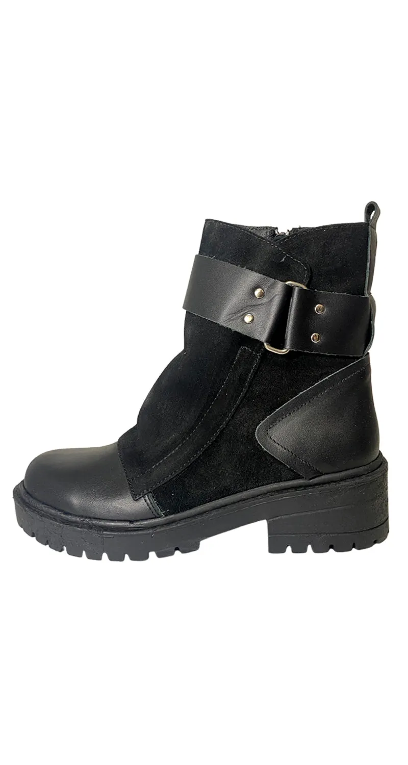 LUAU SHOES Bototos Negros