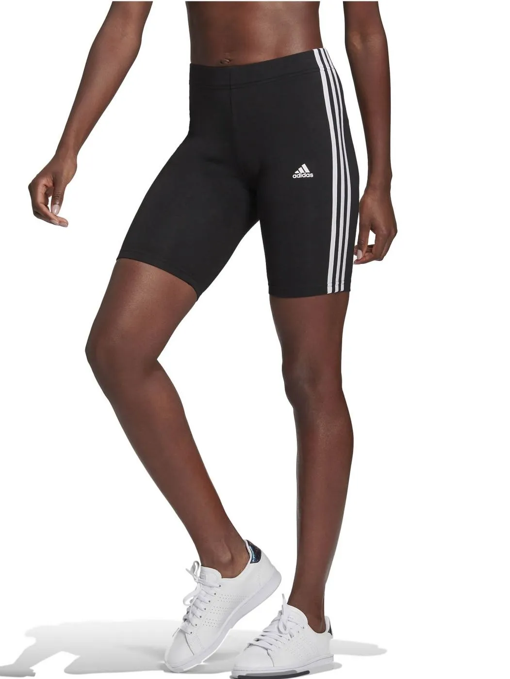 Malla Corta Adidas Negra Mujer