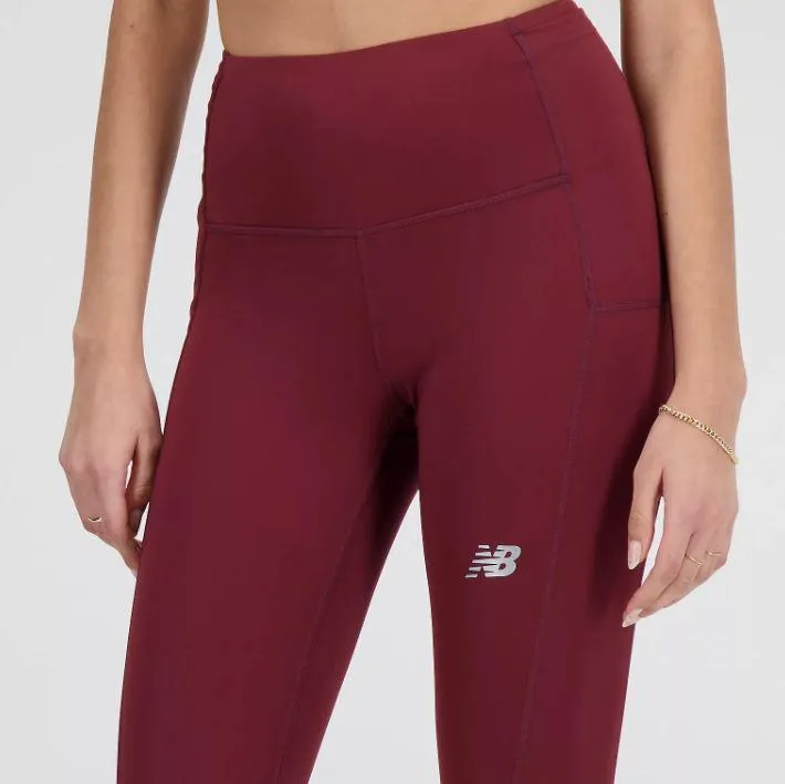 Malla Larga New Balance Accelerate Pacer HW Burdeos