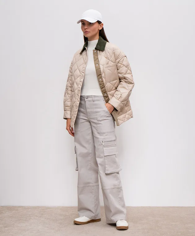 Max & Co CREGIO gray cargo pants
