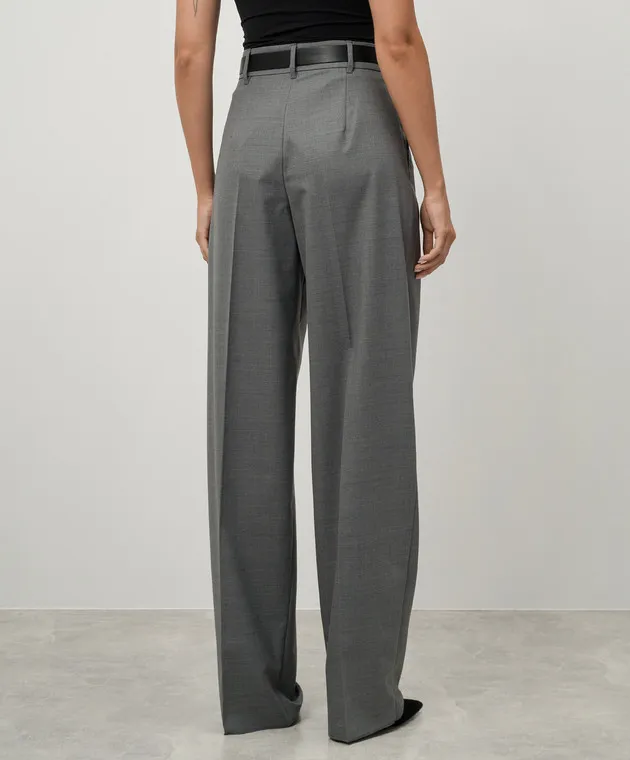 Max Mara Gray pants JUANITA with wool