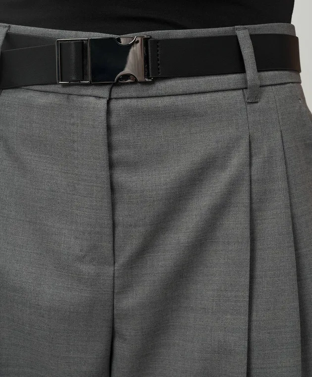 Max Mara Gray pants JUANITA with wool