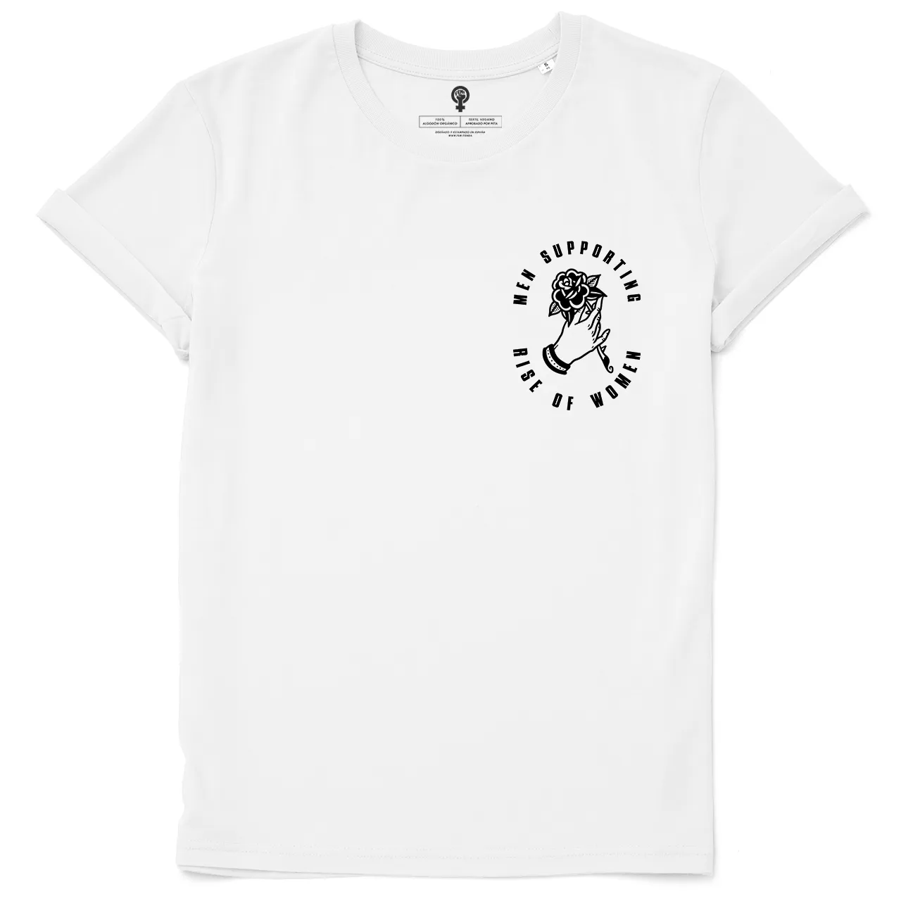 Men supporting rise of women (blanco)