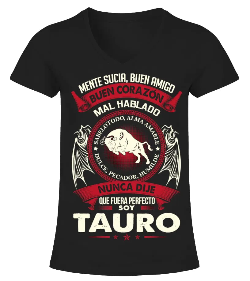 Mente sucia, buen amigo, buen corazón, mal hablado, sabelotodo, alma amable, du… Camiseta cuello pico Mujer