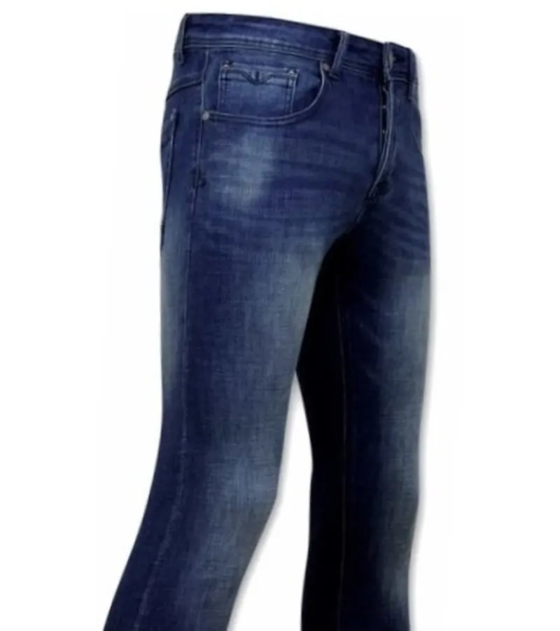 MODELOS DE JEANS PARA HOMBRES  D3058  AZUL