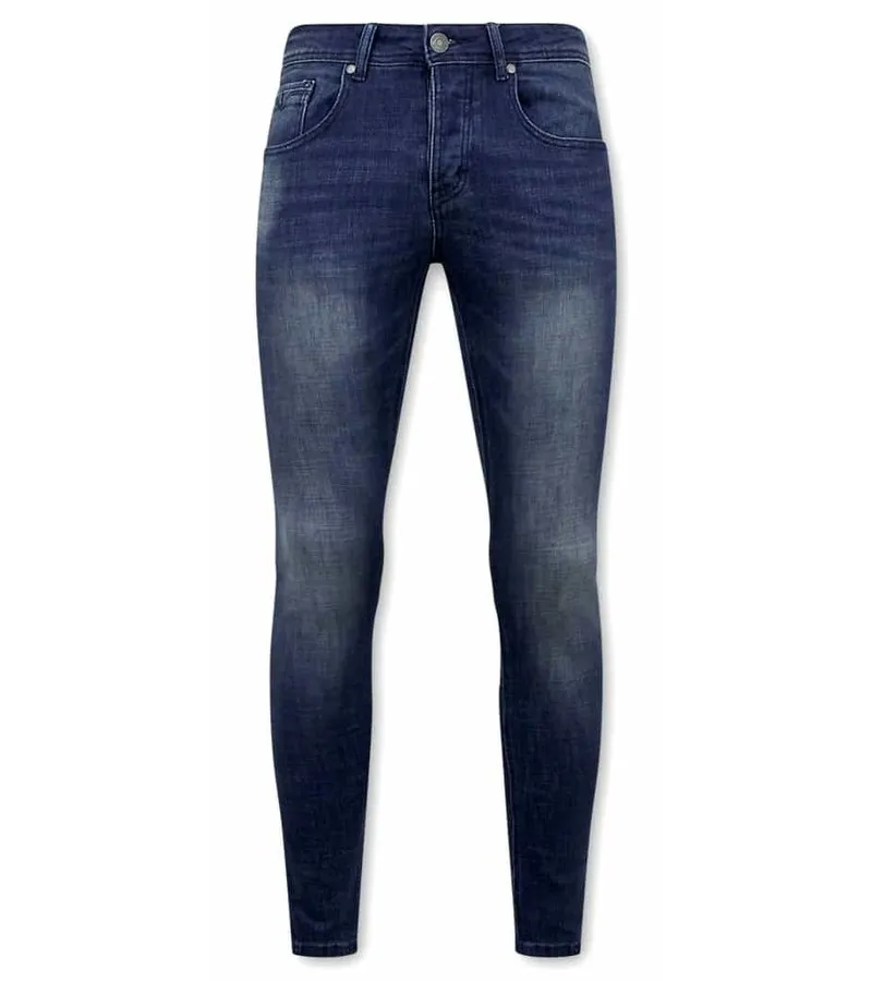 MODELOS DE JEANS PARA HOMBRES  D3058  AZUL