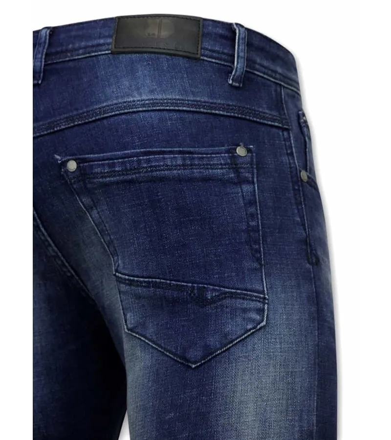 MODELOS DE JEANS PARA HOMBRES  D3058  AZUL