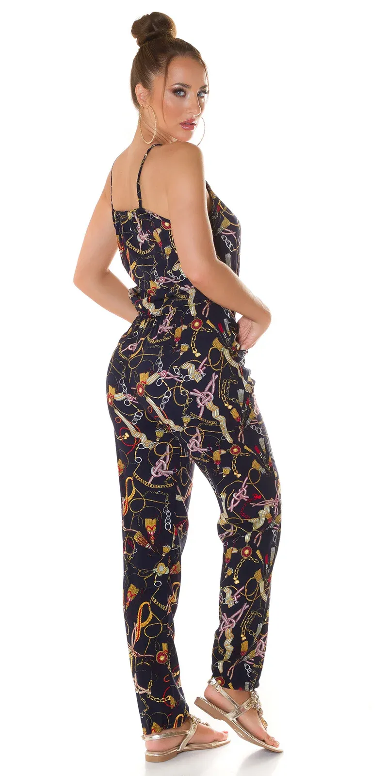 Mono de verano estampado Azul