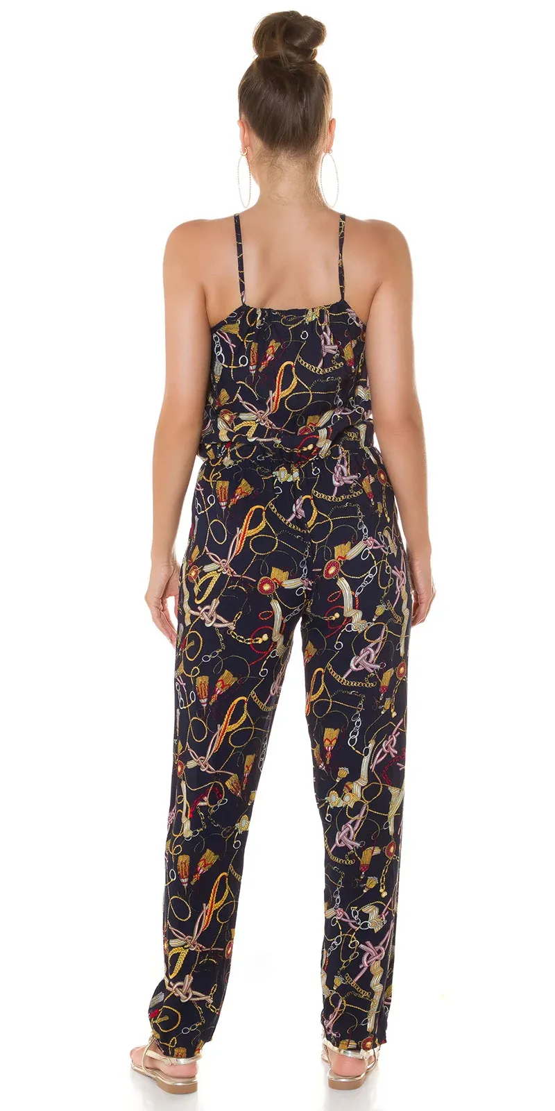 Mono de verano estampado Azul