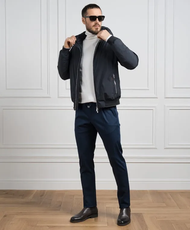 MooRER Blue pants ANTON