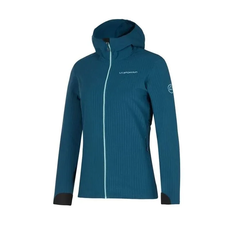 Mujer La Sportiva Sudadera Descender Storm (Storm Blue/Iceberg)