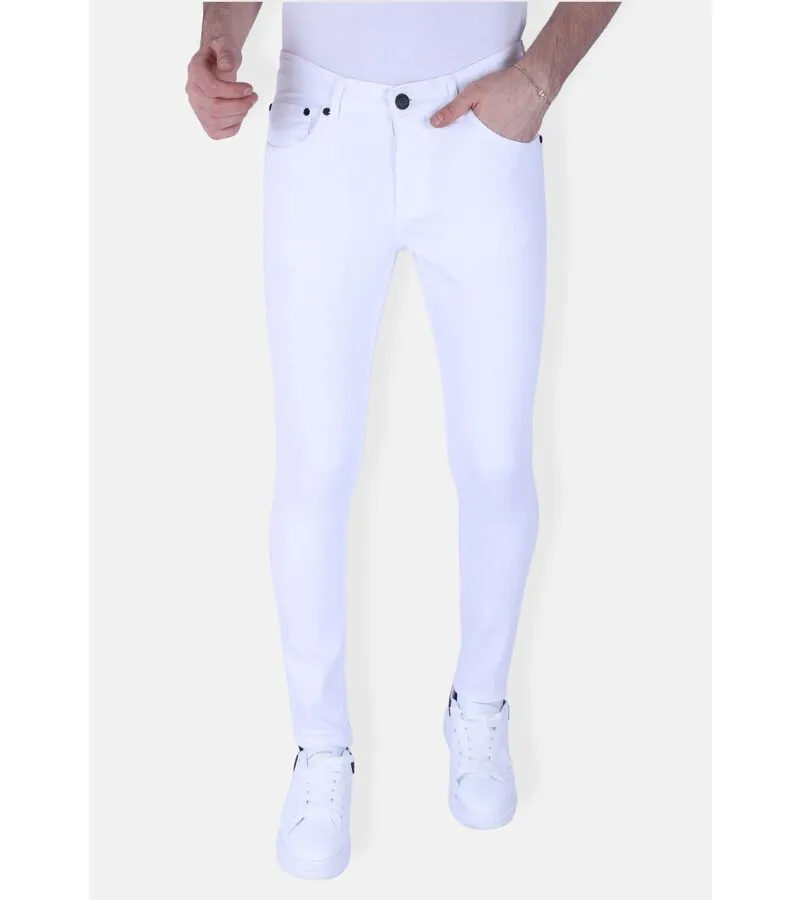 NEAT WHITE JEANS HOMBRE SLIM FIT STRETCH 1089  BLANCO