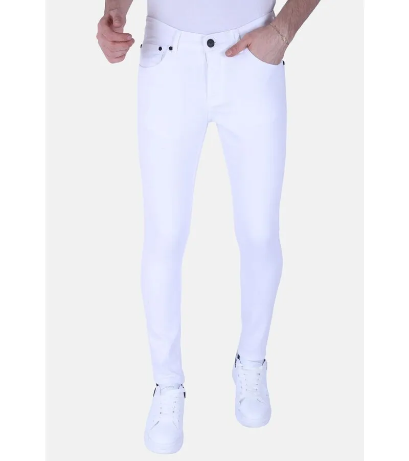 NEAT WHITE JEANS HOMBRE SLIM FIT STRETCH 1089  BLANCO