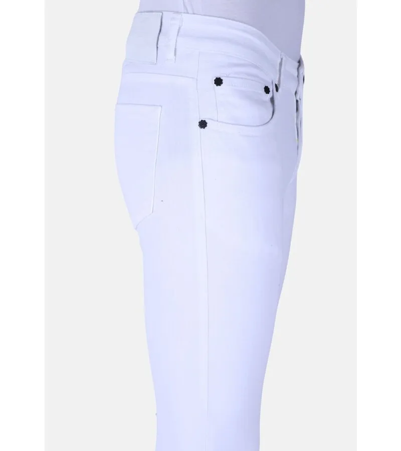 NEAT WHITE JEANS HOMBRE SLIM FIT STRETCH 1089  BLANCO