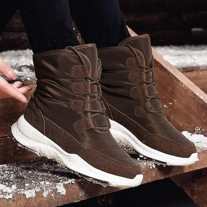 Nieve / Botas de Invierno Mujeres Plataforma Planas